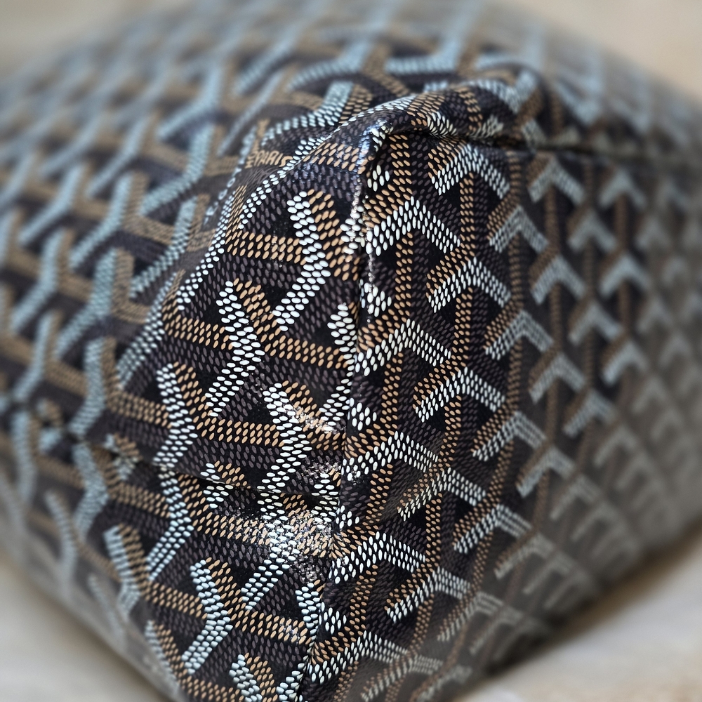 ✨️SOLD✨️Goyard St. Louis PM Tote Bag Unused W Tag Black - Picture 9 of 16